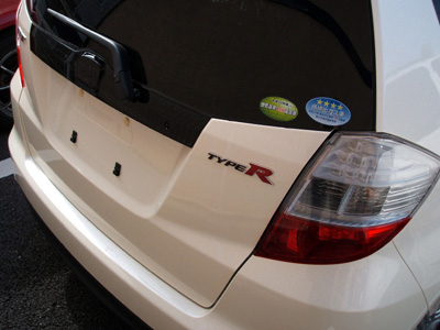 HONDA FIT RS GE8 5MT TYPE R ディーラーに車両到着！2