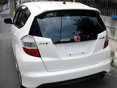 HONDA FIT RS GE8 5MT TYPE R リアワイパーの取り外し4