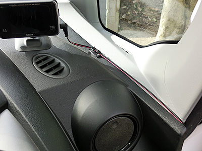 HONDA FIT RS GE8 5MT TYPE R レーダー探知機の取り付け - CELLSTAR ASSURA AR-920AT 3