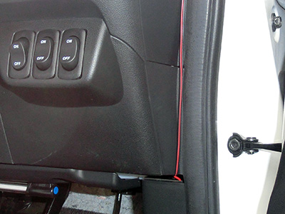 HONDA FIT RS GE8 5MT TYPE R レーダー探知機の取り付け - CELLSTAR ASSURA AR-920AT 4