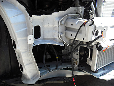 HONDA FIT RS GE8 5MT TYPE R HKS フロントビームの交換3