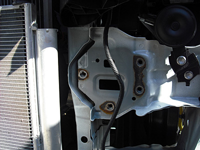 HONDA FIT RS GE8 5MT TYPE R HKS フロントビームの交換5