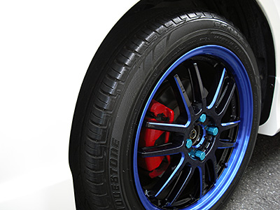HONDA FIT RS GE8 5MT TYPE R WAKOS バリアスコート ＆ BRIDGESTONE タイヤワックス5