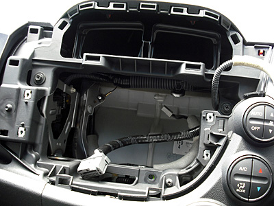 HONDA FIT RS GE8 5MT TYPE R カーナビ(2) 本体の取り付け - KENWOOD MDV-323 2