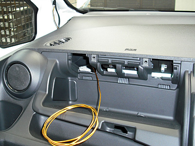 HONDA FIT RS GE8 5MT TYPE R カーナビ(2) 本体の取り付け - KENWOOD MDV-323 8