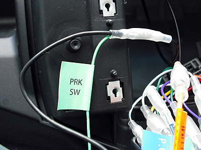 HONDA FIT RS GE8 5MT TYPE R カーナビ(2) 本体の取り付け - KENWOOD MDV-323 10