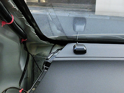 HONDA FIT RS GE8 5MT TYPE R カーナビ(3) アンテナの取り付け - KENWOOD MDV-323 3