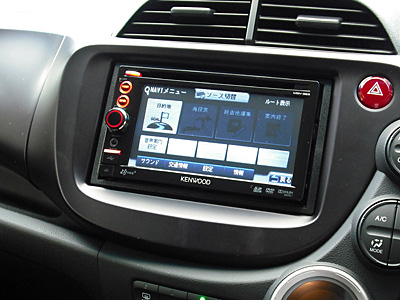 HONDA FIT RS GE8 5MT TYPE R カーナビ(3) アンテナの取り付け - KENWOOD MDV-323 4