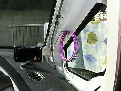 HONDA FIT RS GE8 5MT TYPE R ドライブレコーダー(2) 本体の取り付け - Yupiteru DRY-mini2WG 3