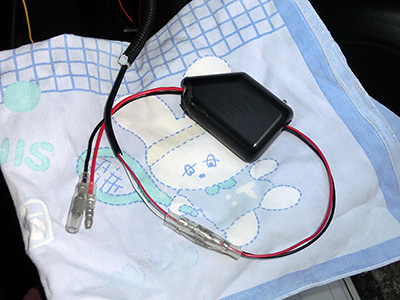 HONDA FIT RS GE8 5MT TYPE R ドライブレコーダー(2) 本体の取り付け - Yupiteru DRY-mini2WG 7