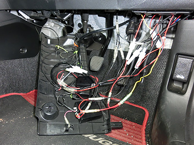 HONDA FIT RS GE8 5MT TYPE R ドライブレコーダー(2) 本体の取り付け - Yupiteru DRY-mini2WG 9