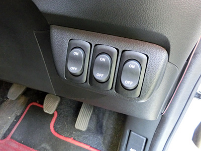 HONDA FIT RS GE8 5MT TYPE R ネオン管フットライトの取り付け6