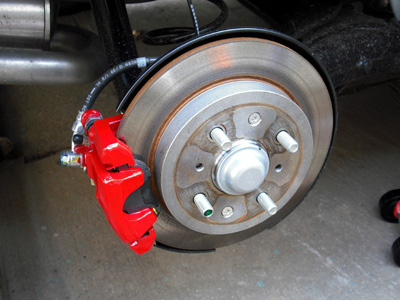 HONDA FIT RS GE8 5MT TYPE R ブレーキキャリパー耐熱塗装3