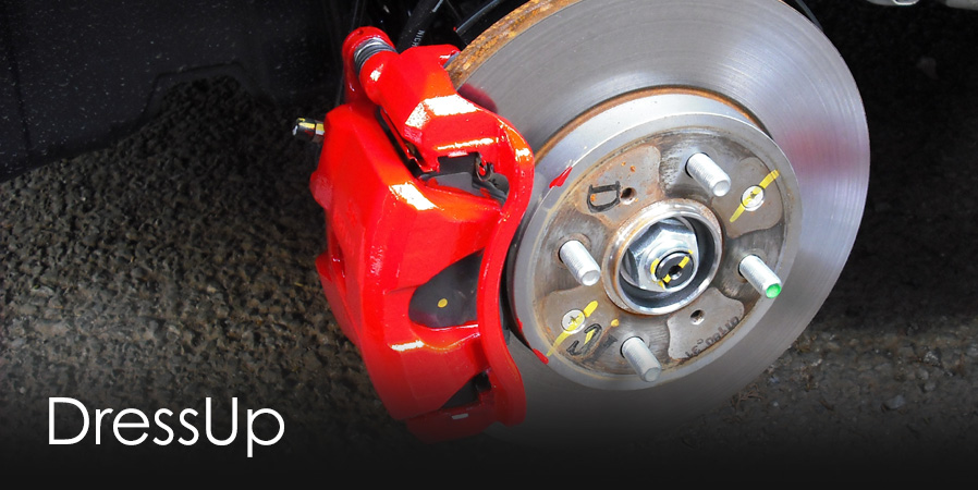 HONDA FIT RS GE8 5MT TYPE R ブレーキキャリパー耐熱塗装