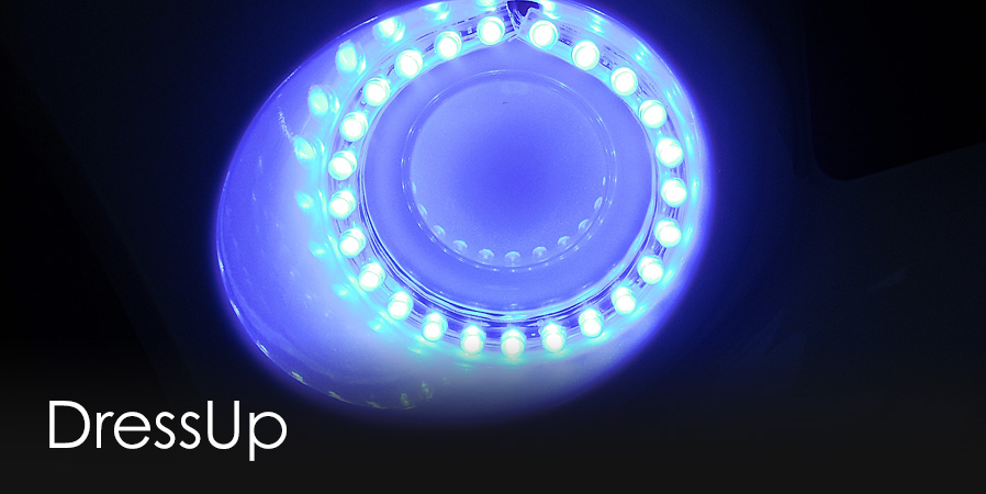 HONDA FIT RS GE8 5MT TYPE R LEDフォグリング(1) フォグブラケットへの取り付け