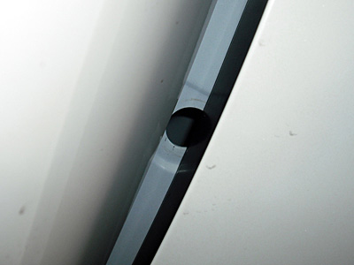 HONDA FIT RS GE8 5MT TYPE R LEDフォグリング(2) 室内への配線引き込み5