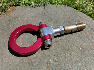 HONDA FIT RS GE8 5MT TYPE R 可倒式牽引フックの取り付け1