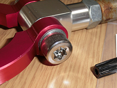 HONDA FIT RS GE8 5MT TYPE R 可倒式牽引フックの取り付け6