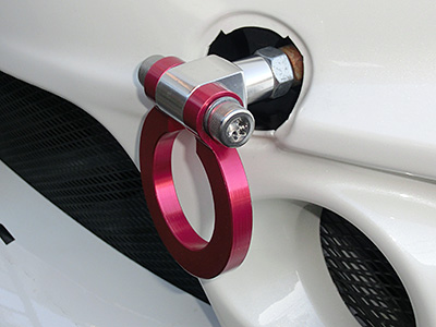 HONDA FIT RS GE8 5MT TYPE R 可倒式牽引フックの取り付け7