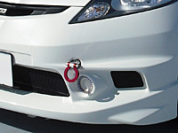 HONDA FIT RS GE8 5MT TYPE R 可倒式牽引フックの取り付け