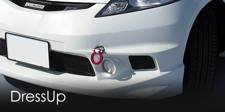 HONDA FIT RS GE8 5MT TYPE R 可倒式牽引フックの取り付け