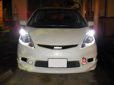 HONDA FIT RS GE8 5MT TYPE R LEDポジションランプへの交換3