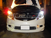 HONDA FIT RS GE8 5MT TYPE R LEDポジションランプへの交換