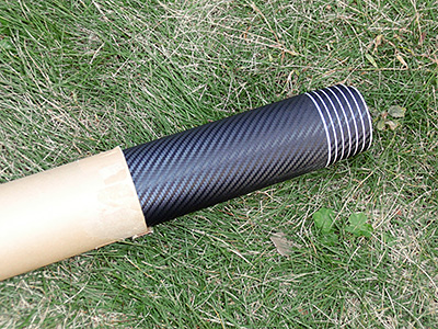 HONDA FIT RS GE8 5MT TYPE R カーボン調シートの貼り付け(1) リアアンダーパネル3