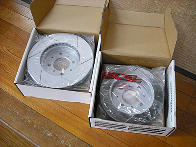 HONDA FIT RS GE8 5MT TYPE R DIXCEL ブレーキディスクローター2