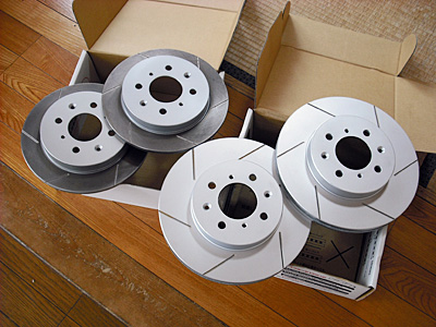 HONDA FIT RS GE8 5MT TYPE R DIXCEL ブレーキディスクローター3