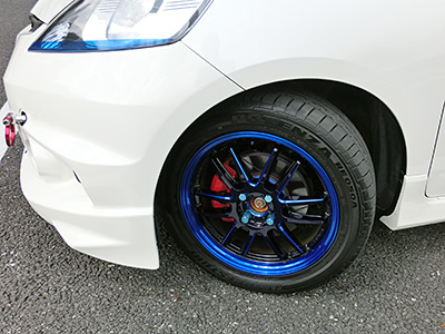 HONDA FIT RS GE8 5MT TYPE R BRIDGESTONE POTENZA RE050 (205/50R16 87V) 3