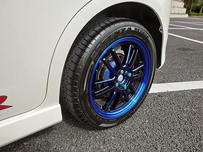 HONDA FIT RS GE8 5MT TYPE R BRIDGESTONE POTENZA RE050 (205/50R16 87V) 4